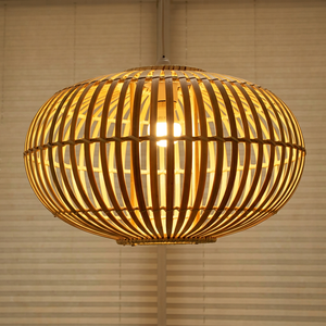 Eco2go Vietnam - Lámparas Colgantes de Bambú para Decoración del Hogar, Comedor, Estilo Rústico, Navidad, Pascua, Cumpleaños, Hechas a Mano, Ecológicas - Product Image 1