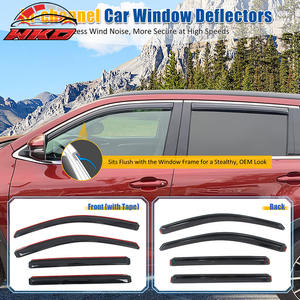 Viseras Acrílicas para Ventanas de Toyota Highlander 14-19, Deflectores de Lluvia Integrados en el Canal - Product Image 2