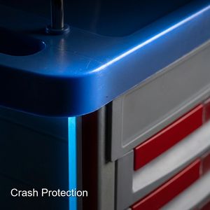 Carrito de Telemedicina Keling de Aleación de Aluminio Ligero con <span class=keywords><strong>Soporte</strong></span> para Computadora para Consultas Médicas Remotas - Product Image 5