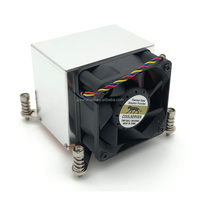 Refroidisseur de processeur de bureau COOLSERVER 115X 1155 1151 en cuivre pur dissipateur thermique de refroidissement par air actif pour dissipateur thermique de PC