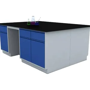 Gran oferta, muebles de laboratorio, Banco de laboratorio de química, Banco de pared para varios laboratorios