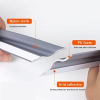 Bande d'étanchéité de fenêtre en mousse auto-adhésive en forme de PU pour portes bande d'étanchéité antivol de porte