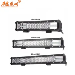 Lampu led tiga baris kualitas tinggi bar mobil 12 volt Off road lampu Bar Led truk Offroad lampu Bar Led 405W 32 inci