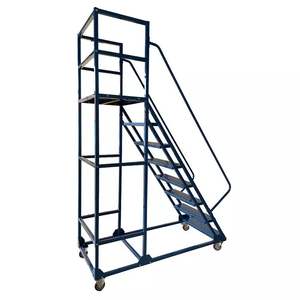 Escabeau mobile avec plateforme Échelle d'entrepôt de supermarchés - Product Image 1