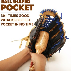 AliBall - Mazo de Béisbol de Madera, de Una Sola Pieza, de Madera Maciza, Resistente, Accesorio para Bate de Béisbol - Product Image 3
