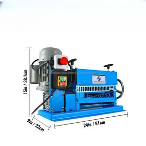 Machine semi-automatique de recyclage de câbles en cuivre usagés à haute séparation, pour le dénudage, la coupe et le tirage des fils - Product Image 5