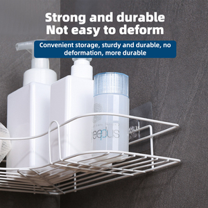 Sanga Steel Metal <b>Wall</b>-<b>mounted</b> Toilet Rack Organizer Bathroom Organization Corner Storage <b>Shelf</b> Accessories - Product Image 2