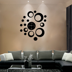 Elegant Creative <strong>Mirror</strong> Wall <strong>Clock</strong> <strong>Mirror</strong> Sticker DIY Acrylic Wall <strong>Clock</strong> - Product Image 6
