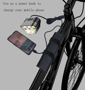 ไฟหน้าจักรยานแบบชาร์จไฟได้ Ultra Bright Dirt สำหรับจักรยาน 12V หัวไฟ 5 หลอด LED รูปหัวใจ 5000 ลูเมน - Product Image 4