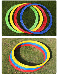 Anneaux de saut pour enfants Ruidongle, anneaux de jeu de la balle, anneaux de marquage pour l'entraînement de l'agilité et de la technique au football - Product Image 5