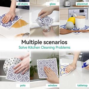 Paños de Cocina Absorbentes de Celulosa, Paños de Cocina Suecos Reutilizables Ecológicos con Diseños Personalizados - Product Image 4