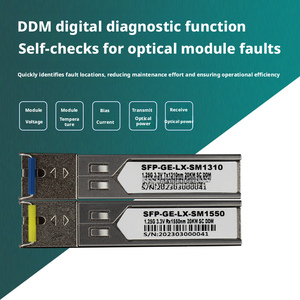 Módulo Óptico Gigabit, Monomodo Monofibra, Módulo Óptico SFP de 1.25G, Interfaz SC, Módulo de Conversión Fotoeléctrica <span class=keywords><strong>Dibi</strong></span> - Product Image 4