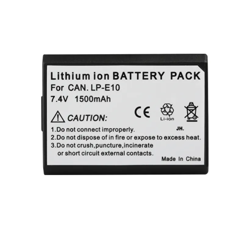 LP-E10 Lp E10 Batterij Voor Canon Rebel T3 T5 T6 Kiss X50 X 70 Eos 1100d 1200D 1300d 2000d 4000d Camera Digitale Batterijen