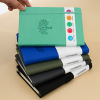 Carnet à couverture rigide, design coloré, impression personnalisée, logo sur mesure, reliure cousue et bordée, pages lignées épaisses