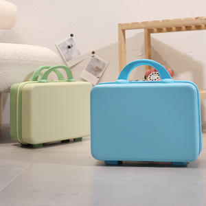 Beauty mini trousse <span class=keywords><strong>de</strong></span> <span class=keywords><strong>maquillage</strong></span> portable rétro 14 pouces boîte cadeau cosmétique <span class=keywords><strong>vide</strong></span> trousse <span class=keywords><strong>de</strong></span> <span class=keywords><strong>maquillage</strong></span> compacte valises pour filles - Product Image 2