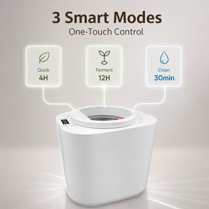 Compostador Eléctrico de Residuos de Alimentos para Interiores, 4L, Inodoro, Fertilizante para Plantas de Interior y Jardinerí<span class=keywords><strong>a</strong></span> Doméstica - Product Image 2