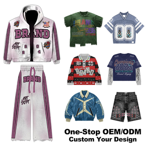 Sudadera con capucha vintage pesada de 450 g/m² con cremallera completa, efecto desgastado por el sol, lavado ácido, logotipo personalizado y bordado con patchwork del fabricante - Product Image 3