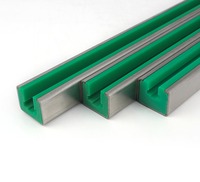 Rail de guidage industriel moulé par injection, usiné sur mesure par CNC, résistant à l'usure, en matériaux ABS/PA66/PP/PC/PMMA/PSU/PCTG, couleur personnalisable