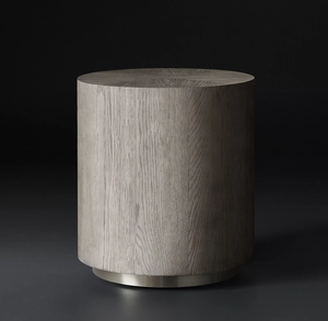 Ryohill meja samping dalam ruangan, gaya Modern kualitas tinggi ruang tamu kayu padat Retro kamar tidur sisi bulat disesuaikan - Product Image 2