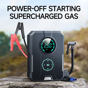 Khẩn cấp di động cung cấp điện xe nhảy khởi động điện pin sạc 12 điện áp thích ứng xe nhảy khởi động với lốp <span class=keywords><strong>inflator</strong></span> - Product Image 6