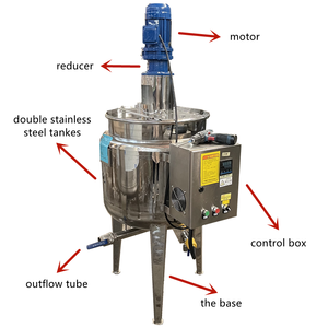 Low Investment PLC Motor Liquid Laundry Detergent Production Line Compact High Efficiency CE/ISO 9001 Certified 200-5000L/H for - Product Image 6