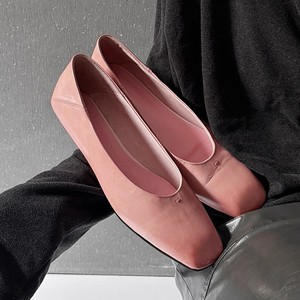 Zapatos Planos Casuales de Piel de Oveja Genuina Rosa Retro 2026 para Mujer, Sin Cordones, Antideslizantes, para Caminar - Product Image 3