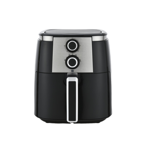 6.5L thép không gỉ điện không dính nồi chiên không khí điều khiển bằng tay với cửa sổ nấu ăn có thể nhìn thấy - Product Image 5