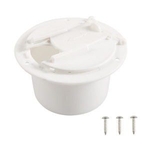 Couverture de trappe ronde en plastique RV, étanche, à montage latéral, accessoire extérieur - Product Image 5