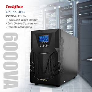 UPS en Línea Monofásico de 6KVA 6KW 50Hz 60Hz 220V, Onda Sinusoidal Pura, Conversión de 0ms, para Uso con Computadora - Product Image 2
