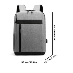 I-0969 Unisex Business Travel <b>Laptop</b> with USB <b>Bag</b> Portable Waterproof Nylon <b>Laptop</b> Backpack New Durable Student Backpack - Product Image 2