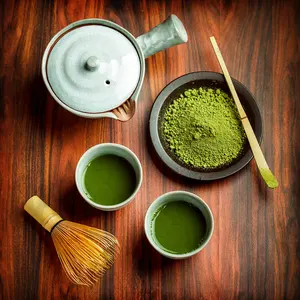 Matcha de catégorie cérémonielle de poudre organique de Matcha de thé vert avec la douceur et le goût doux