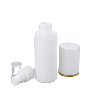 HDPE Plastic Spray <b>Bottle</b> 100ml 120ml 150ml 200ml Empty White Alcohol Plastic Spray <b>Bottles</b> - Product Image 1