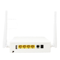 F663NV3A ONU XPON GPON EPON Berkualitas Tinggi 1GE 3FE 1USB 1TEL WiFi 2.4G Single Band 12V 1A ONT untuk FTTH