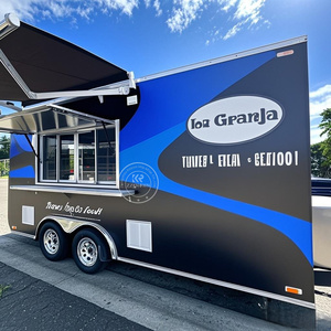 Camion de nourriture thé au lait de rue en forme de tasse à café OEM personnalisé nouveau style populaire boissons jus de fruits remorque alimentaire <span class=keywords><strong>voiture</strong></span> de nourriture - Product Image 2