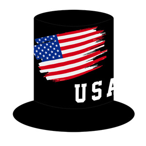 Accesorios de Disfraces, Sombrero del Tío Sam con la Bandera Estadounidense, Atuendos para el 4 de Julio, Sombreros para el Día de la Independencia - Product Image 5