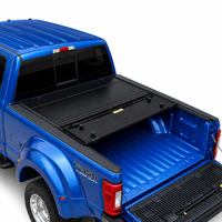 Bâche de benne escamotable à quatre volets en alliage à verrouillage sécurisé pour Dodge Ram 1500 2500 3500 2025-2026 Ford F-150 F-350 avec benne de 6'10" – Accessoires pour camionnettes