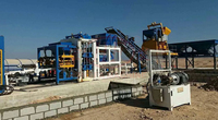 QT15-15 Kerb Stone Concrete Brick Block Making Machine Price with German Technology Concrete Interlocking Bricks Making Machine