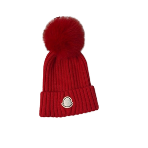 Custom <b>Bobble</b> <b>Hat</b> Thick Skully <b>Knitted</b> Pom Beanie Wholesale Ski Warm Winter Cap Unisex Common Made Durable Polyester/Cotton - Product Image 1