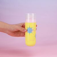 Nouvelle conception de flacons pulvérisateurs sans air en plastique personnalisés pour les soins de la peau avec pompe de pulvérisation à pression unique