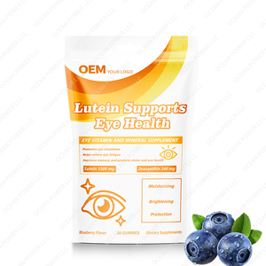 Hot-bán Blueberry <span class=keywords><strong>Lutein</strong></span> Ester Gummies mắt Vitamin bổ sung <span class=keywords><strong>lutein</strong></span> Zeaxanthin Gummy <span class=keywords><strong>Lutein</strong></span> Gummies cho đôi mắt - Product Image 1