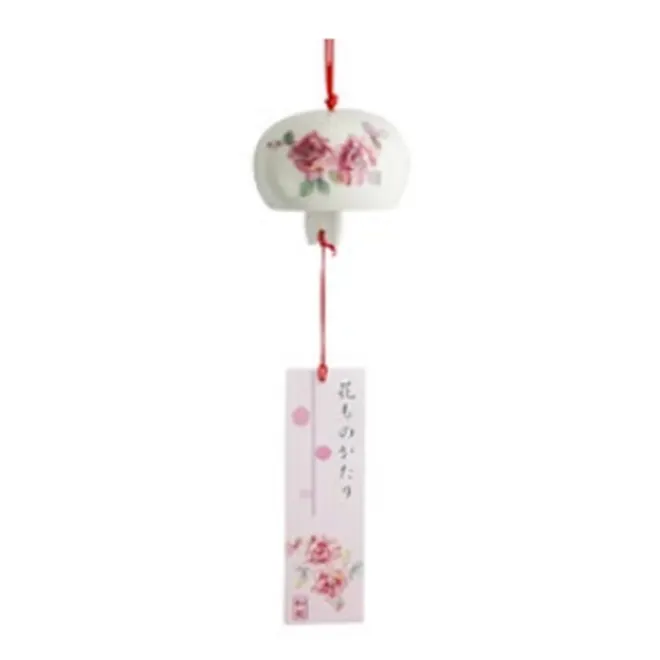Groothandel Japanse Leuke Gift Outdoor Glas Boom Lente Meisje Roze Kersenbloesems Wind Chime