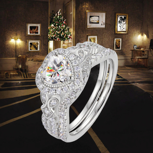 Anillo KAHOOT S925 de Plata Chapada en Oro con Moissanita de 1.1ct, Engaste de Garras, Patrón Clásico Francés, Estilo Minimalista de Lujo, Regalo de Boda - Product Image 2
