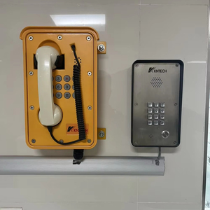 KNTECH <span class=keywords><strong>telefono</strong></span> <span class=keywords><strong>telefono</strong></span> nero originale garanzia vocale prodotto citofono porta KNZD-43A di controllo di accesso cancello - Product Image 2