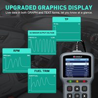 Herramienta de diagnóstico para coches, escáner Obd2 SC301, lector de código, lectura y visualización de datos, Universal, novedad de 2023