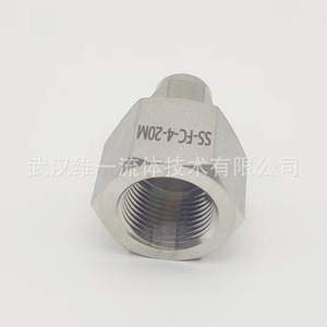 Weifluid Fc Internal Thread Straight Connector 316 Stainless Steel Double Ferrule Plumbing Fitting Metal Terminal Connector - Product Image 2