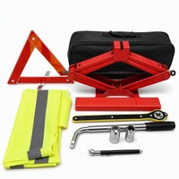 Cric ciseaux mécanique 2 tonnes à manivelle pour voiture, kit d'urgence pour réparation de pneus pour berline, SUV, MPV