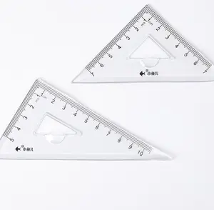 PVC flexible ruler 15cm straight scale ruler set high quality transparent clear ruler for students