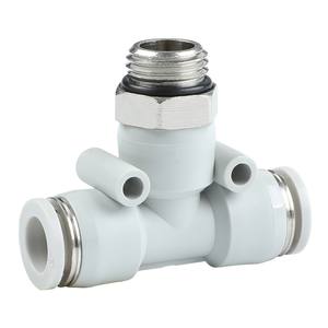 Raccord pneumatique YIDI <span class=keywords><strong>PB</strong></span>, connecteur de tuyau d'air à poussée, tube en laiton et plastique, raccord en T mâle avec joint torique G1/8-G1/2 4-12mm 1.5MPa - Product Image 5