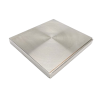 Disque carré en alliage de titane TC4 pour usage dentaire CAD/CAM, couronnes, bridges et implants – Disque de titane découpable pour usine de traitement de prothèses dentaires