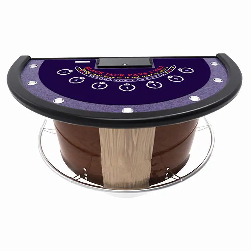 גבוהה באיכות Blackjack שולחן חשמלי פוקר שולחנות קזינו פוקר שולחן עם עיצוב ברמה גבוהה